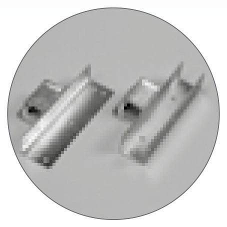 Fix Board end fitting 1100 mm rear left-hand · LH