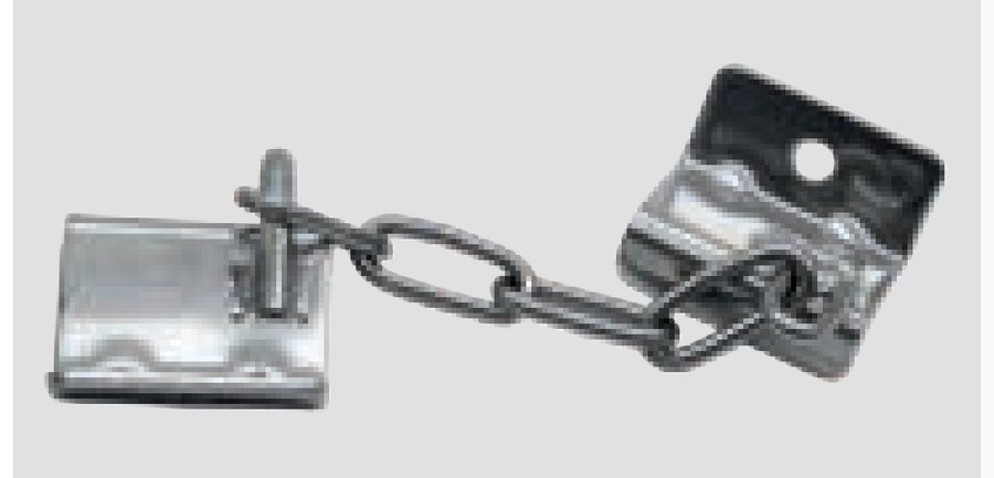 Suporte de Guia Cárnica com CORRENTE · inox