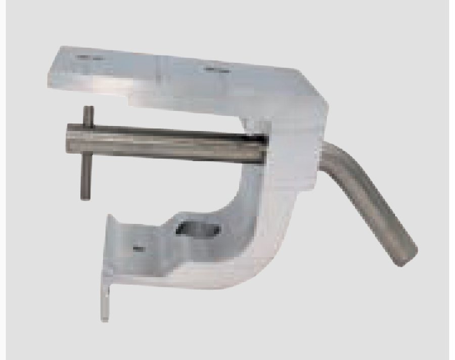 Tubular meat rail bracket · aluminium