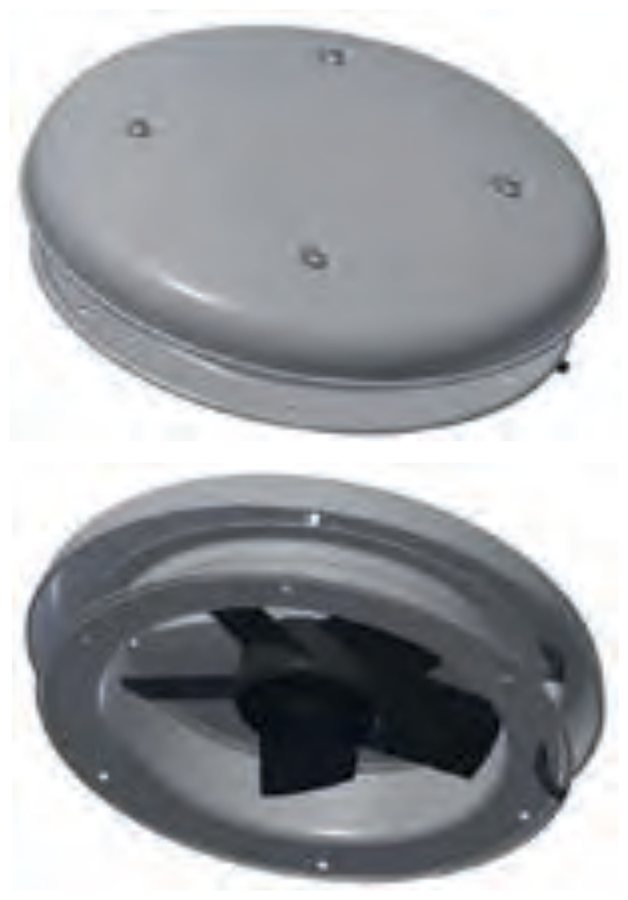 Ventilador Elétrico SILENCIOSO DL 195 EC · 24 V · 58 dB(A)