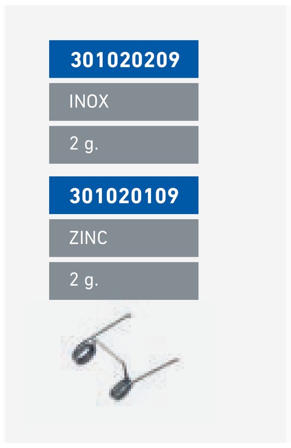 Mola de Trinquete Inox · modelos 1018, 1029, 1031, 1055 e ENIDE