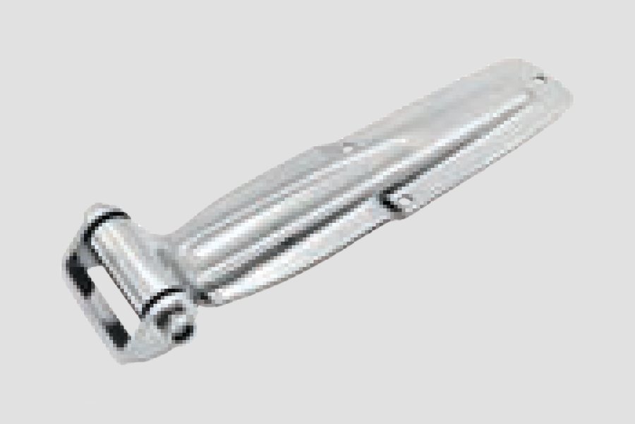 Dobradiça traseira Lonia Inox 340mm c/ suporte U15