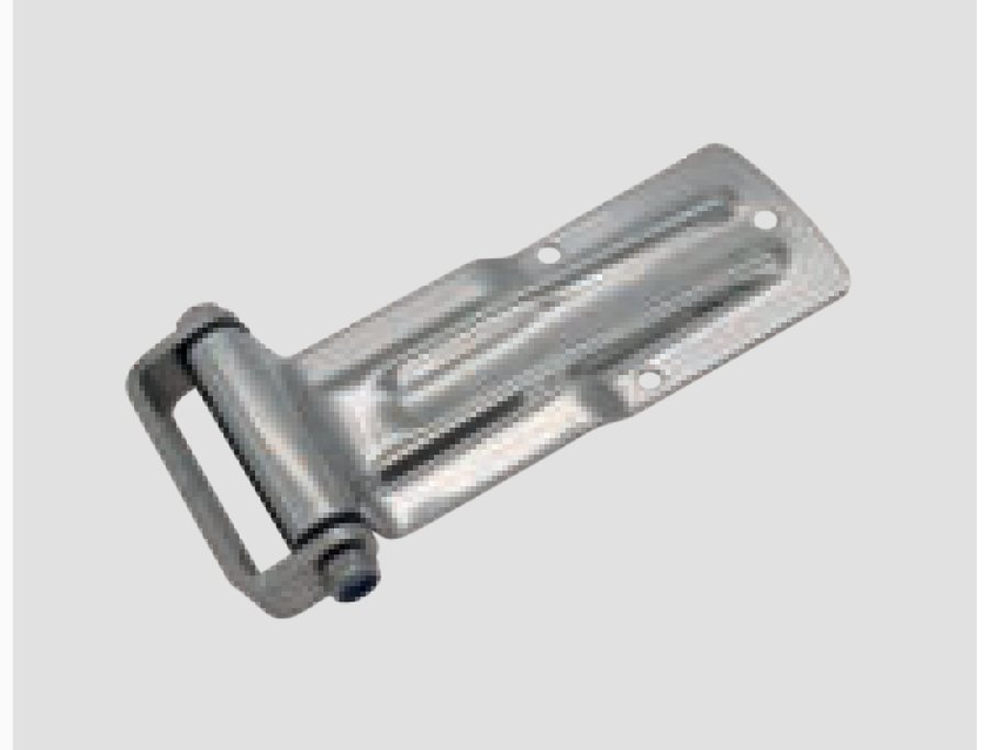 Dobradiça traseira Tamega Inox pequena c/ suporte U25