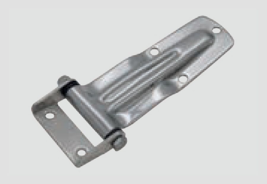 Dobradiça lateral Lonia Inox c/ suporte U25