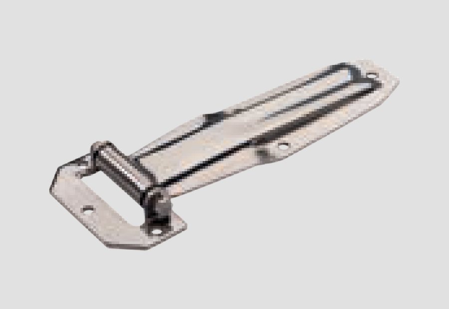 Dobradiça lateral Eume Zinc grande c/ suporte L