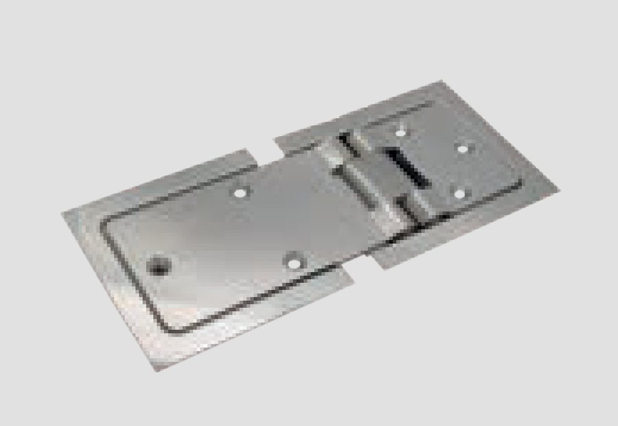 Dobradiça lateral Navia c/ galce Inox 277×120
