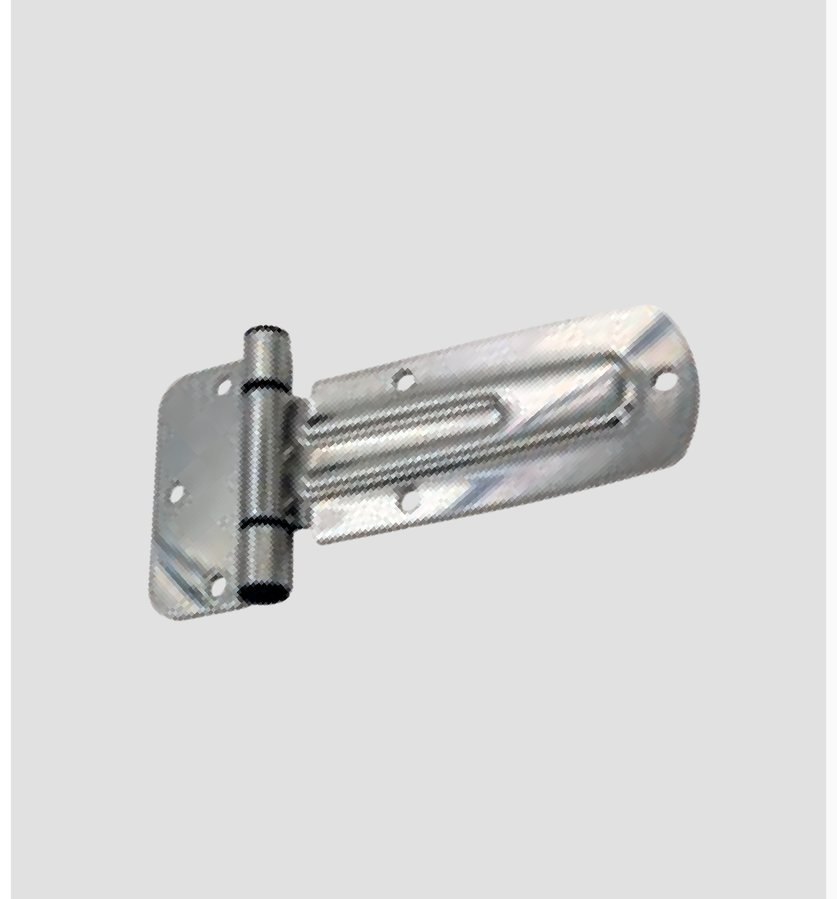 Dobradiça lateral plana Deza Zinc 223×110,4