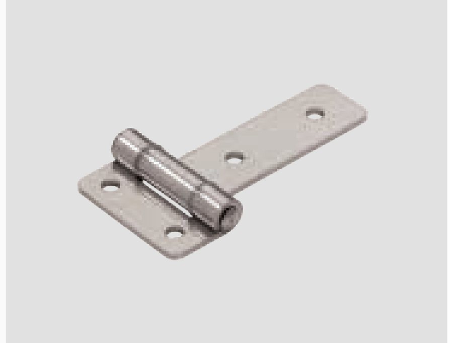 Dobradiça lateral plana Uma Inox 108×62