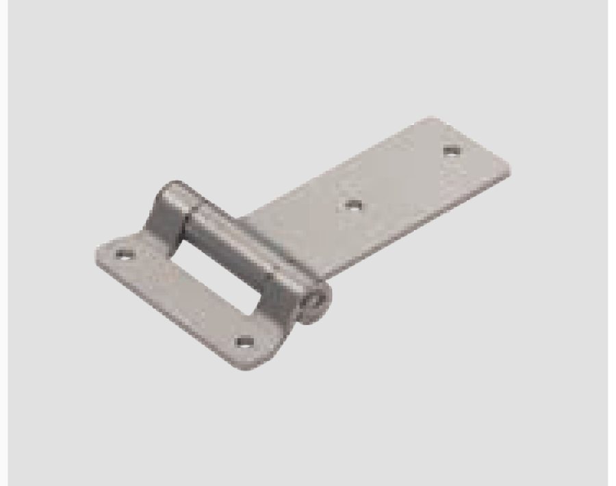 Dobradiça lateral plana de ventilação Inox 129,5×77