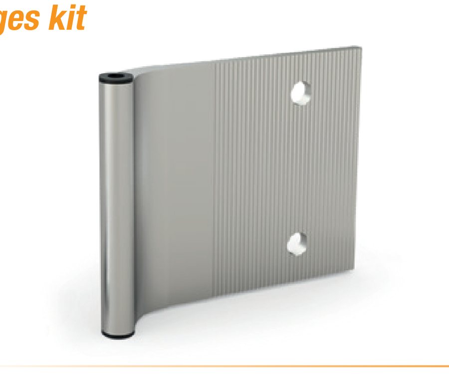 Kit de 4 charneiras em alumínio · Knock aero · reposição