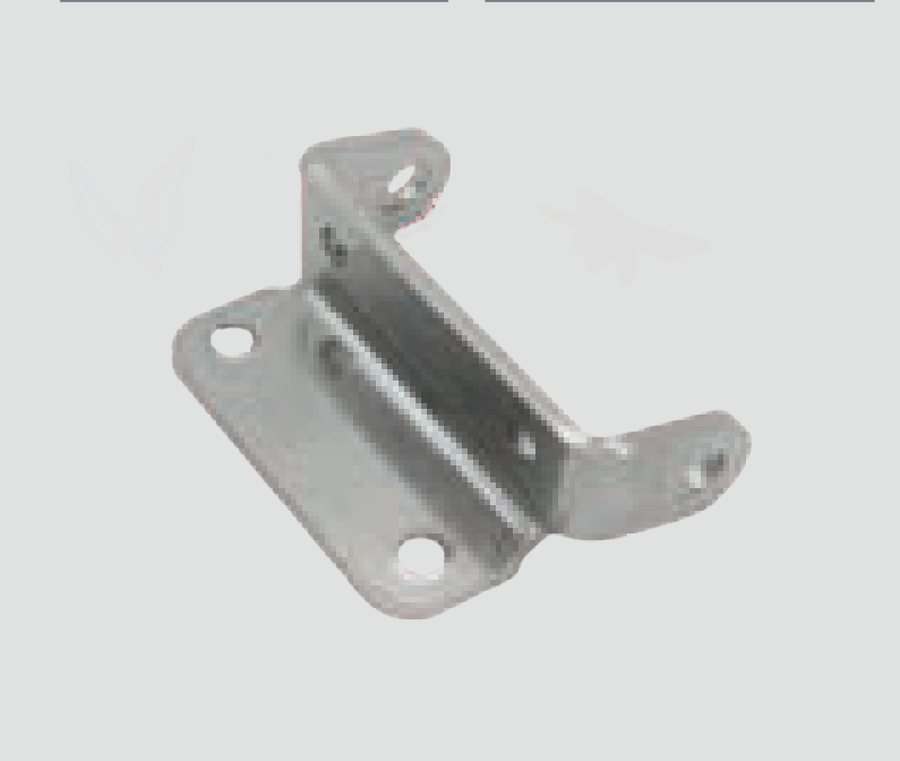 Suporte esquadro de dobradiça Zinc