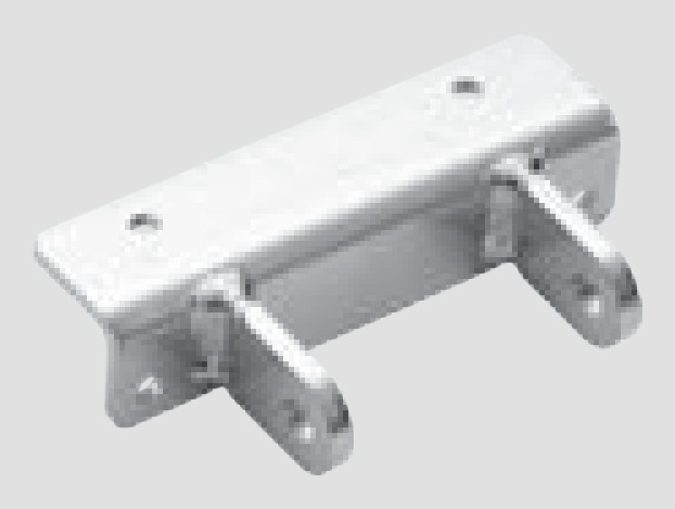 Suporte esquadro 25 de dobradiça Inox 135×86×116