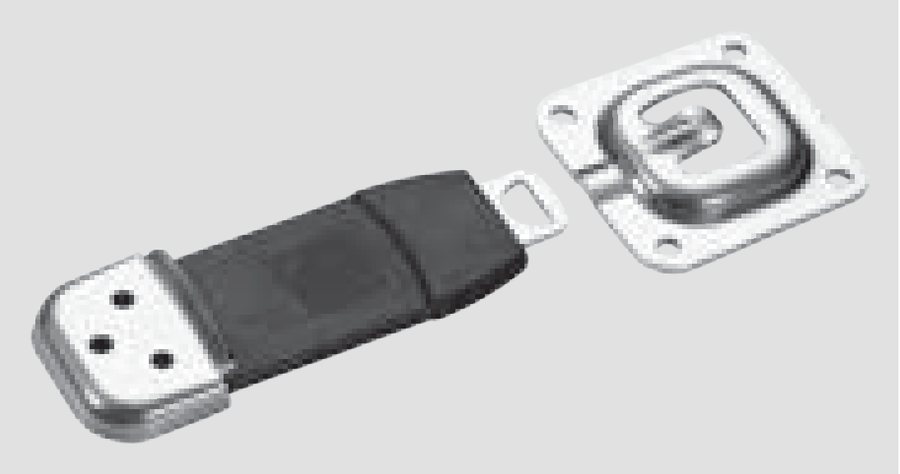 Retentor flexível de porta Zinc 123mm