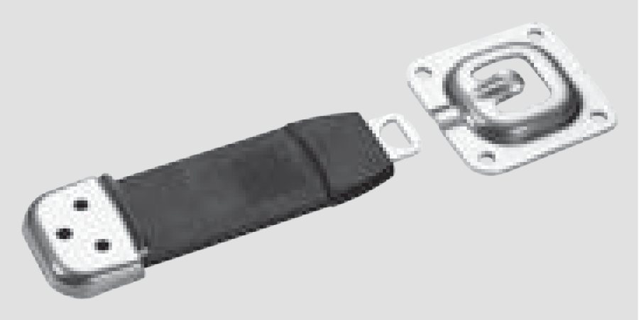 Retentor flexível de porta Inox 143mm