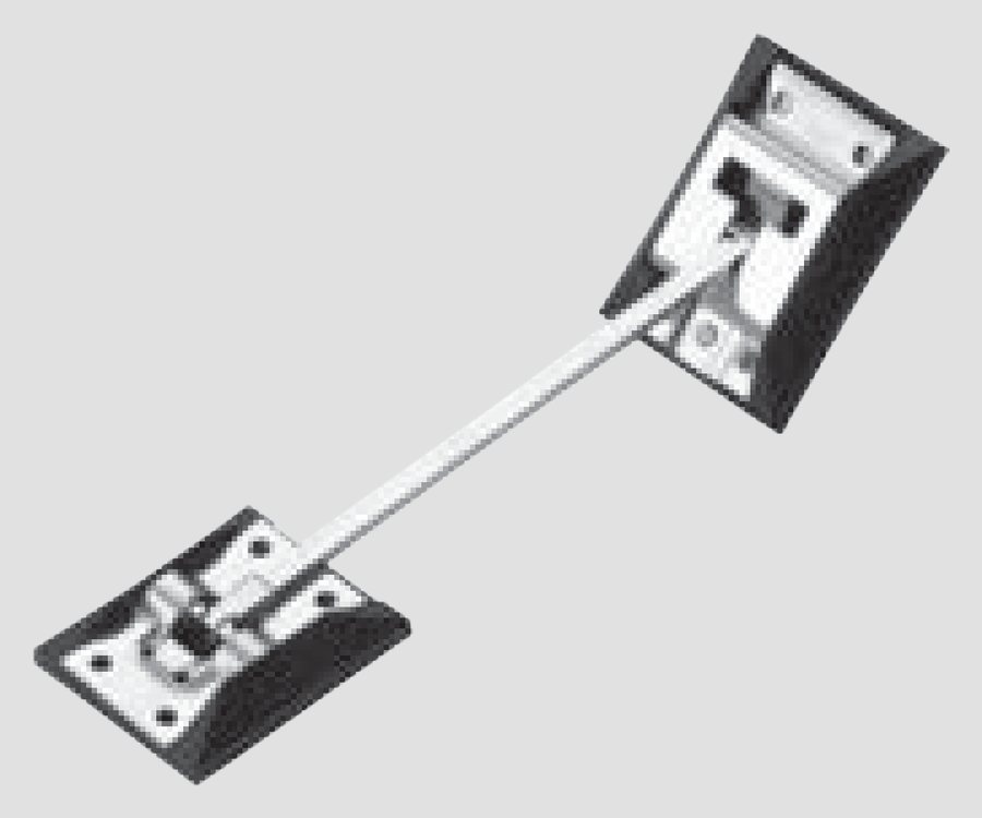 Retentor retrátil de porta tipo T Inox 180mm