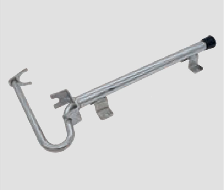 Stainless steel door lever retainer for tube