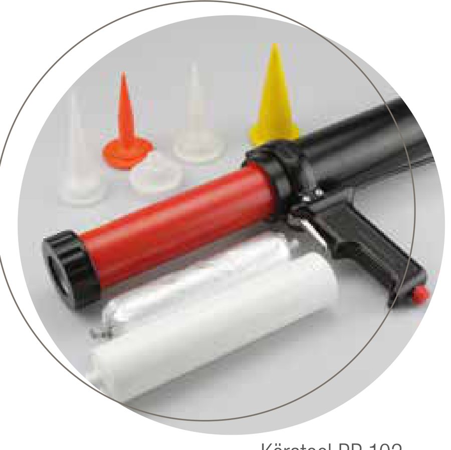 Pistola Pneumática Köratool PP 101 «Airflow 1» · cartucho e salsicha 600 ml