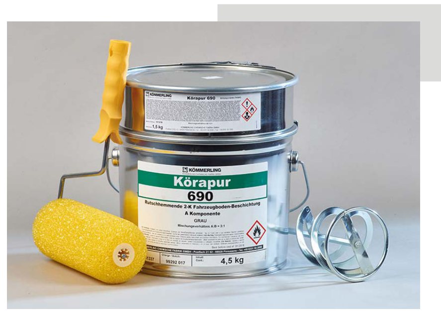 Revestimento de Piso Körapur 689 PU kit A+B balde 15kg