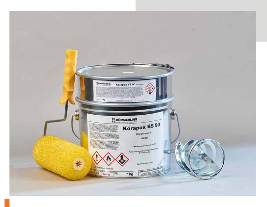 Körapox epoxy sealant BS 85 · kit A+B bucket 5 kg
