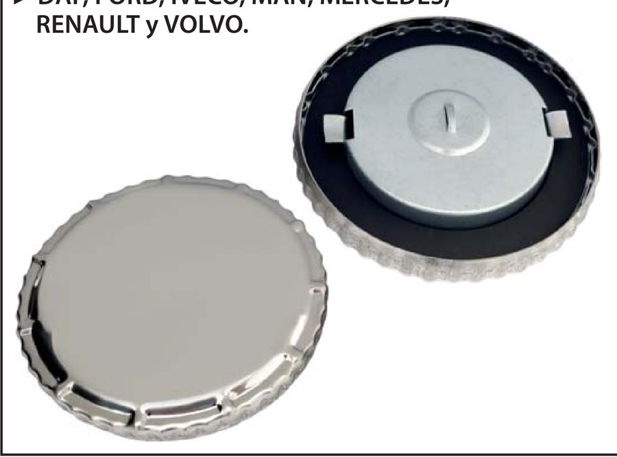Tampa de depósito de gasóleo Ø80 INOX · ventilada