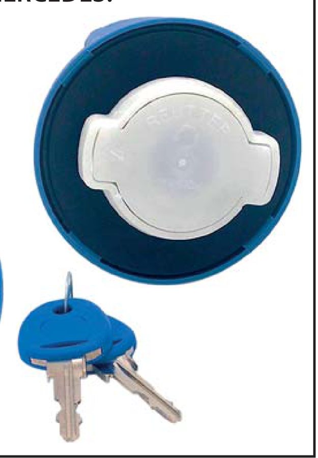 Tampa de depósito AdBlue Ø40 · DAF · MAN · MERCEDES Euro 6