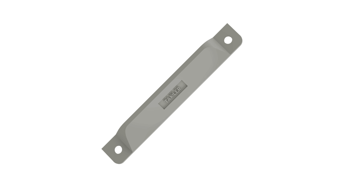 Terminal de Calha Omega 132mm Cinzento (TK4090)