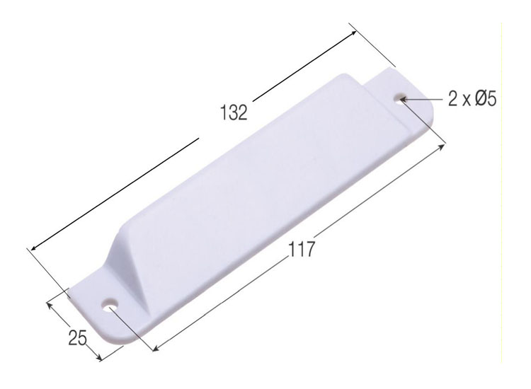 Calha de Amarração Omega Aço ZM 2964×132mm (TK4050)